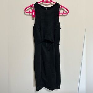 Womens black dress with cut out size XS